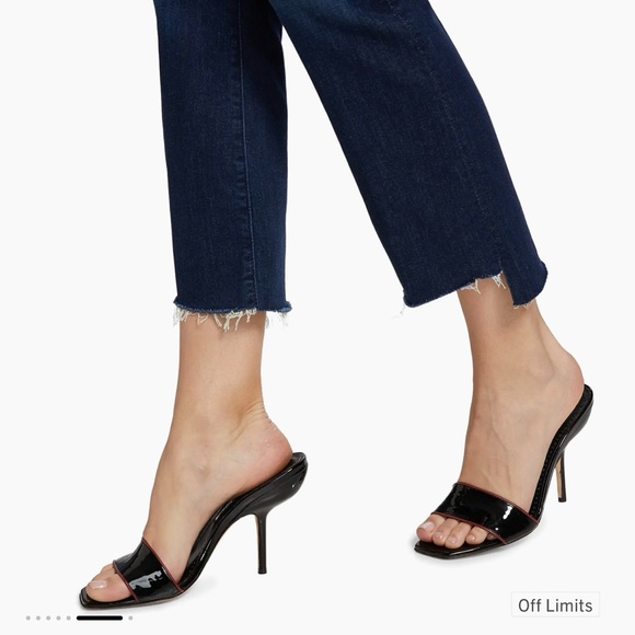 Mother The Insider Crop Step Fray Off Limits Jeans 31 - Picture 7 of 14